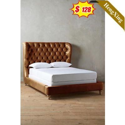 Contemporary Modern Wooden Home Hotel Bedroom Furniture Storage Bedroom Set Wall Double Bed King Bed (UL-22NR8507)