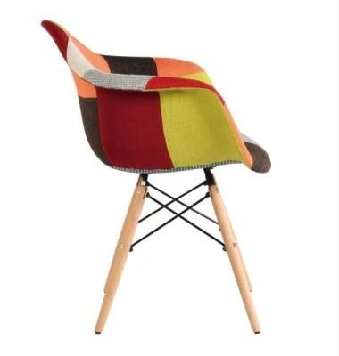 Top Grade Italian Design Colorful Velvet Fabric Leather Wood Dining Chair Modern Minimalist Leisure Aston Chair Living Room Dining Chair
