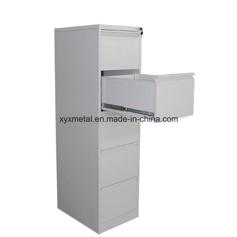 5 Drawers Office Furniture Knock Down Filing Cabinet