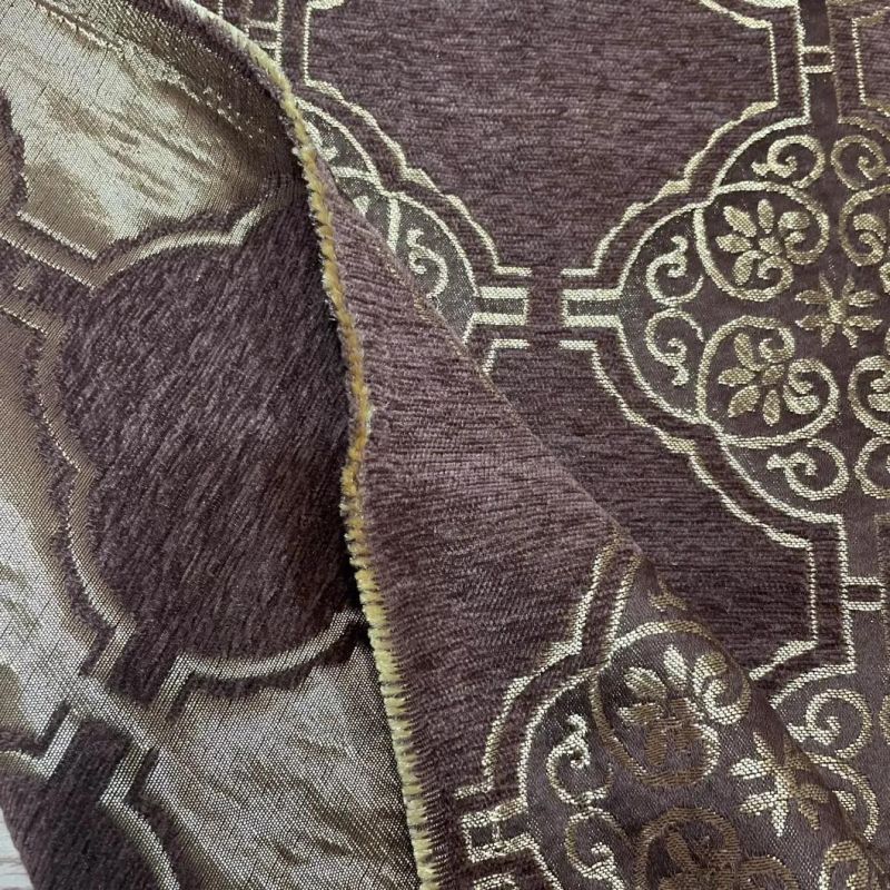 Polyester Chenille Jacquard Upholstery Fabric Sofa Fabrics Furniture Fabric Waistcoat Fabric (JAC010)