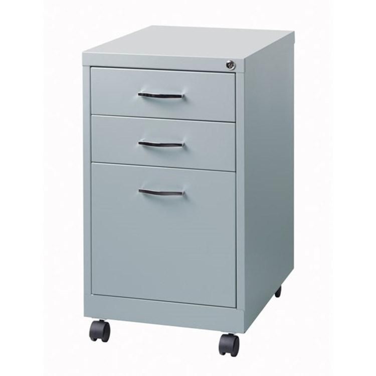 Office Dimensions 19" 3-Drawer Home Office Mobile Pedestal File Cabinet