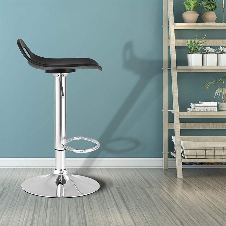 PP Seat Dining Bar Chair with Stainless Steel Legs Plastic Bar Stool Hot Selling Bar Chair