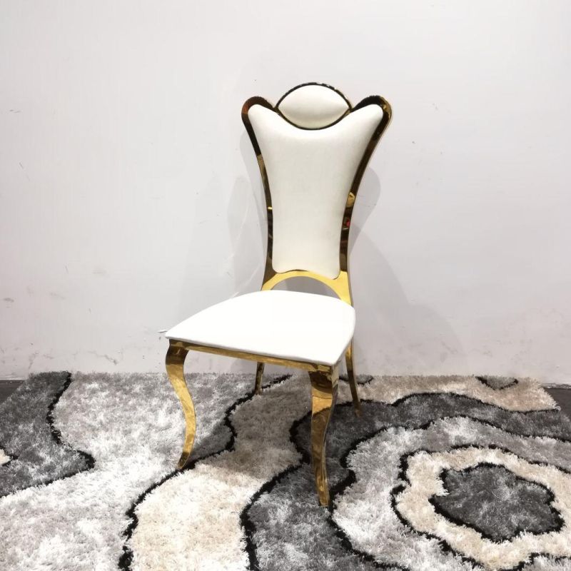 Foshan Factory Wholesale Gold Banquet Dining Chair for Sale