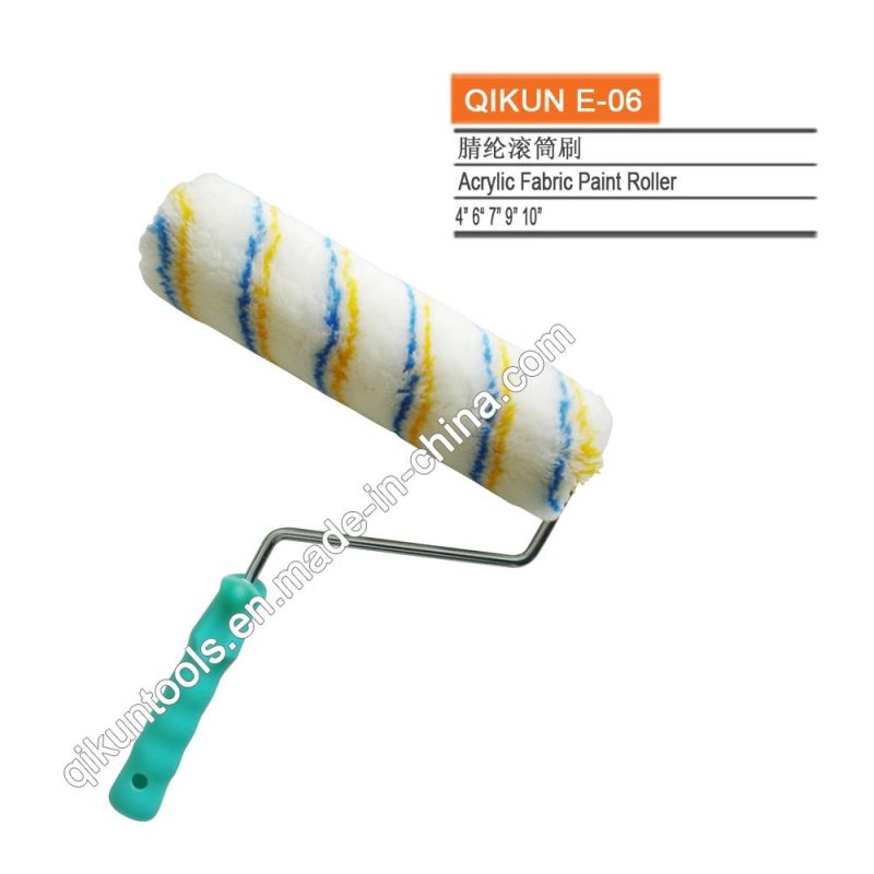E-02 Hardware Decorate Paint Hand Tools 100% Acrylic Fabric Paint Roller