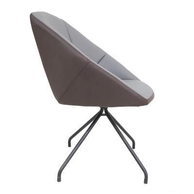 Wholesale Home Furniture Iron Legs Coffee Chair Modern Design Velvet Fabric Chair