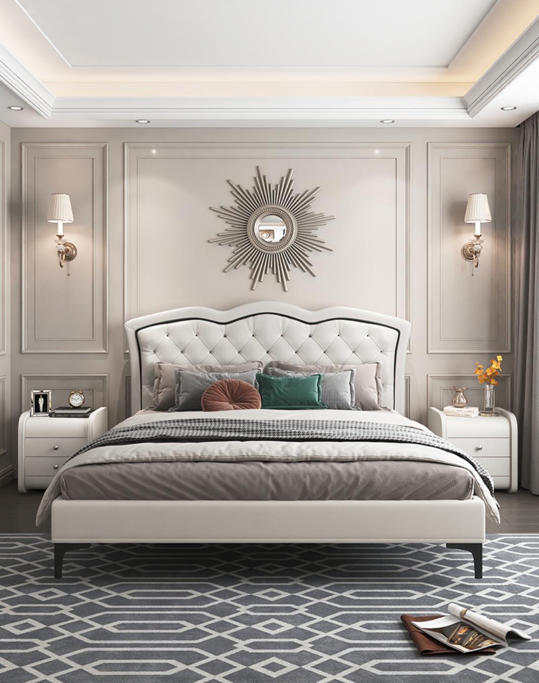 Hot Sale Wall Bed King Bed Bedroom Leather Bed Modern Home Furniture Bedroom Furniture Bed