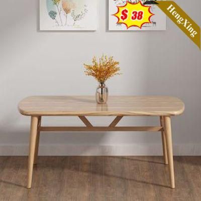 High Quality European Modern Home Furniture Dining Table Set with Wooden Legs