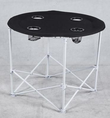 New Model Round Steel Folding Table (EFT-02)