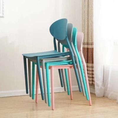 Factory Nordic Style Modern Chairs Outdoor Banquet Stool PP Plastic Chair Home Dining Furniture Restaurant Dining Chair for Dining Room