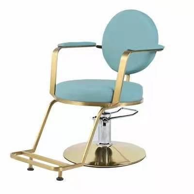 Hot Selling Barber Chair for Hair Salon Leather Styling Chairs Modern Hairdresser Tattoo Shaving Lift Square Barber Chair