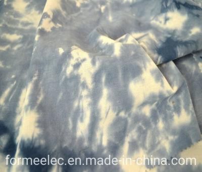 Summer Clothes Fabrics Spring Garment Fabric Shirt Hoody Cotton Fabric 20s 140g Tie-Dyed Poplin