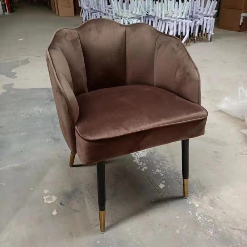 Wholesale Metal Stable Golden Plated Legs Chairs