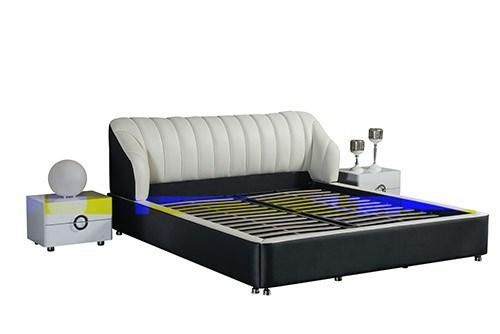 Chinese Furniture Home Hotel Standard Hydraulic Pressure Storage Kingsize Bed
