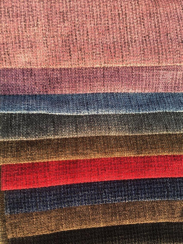 100%Polyester Chenille Sofa Fabric Plain Fabric for Sofa (HD021)
