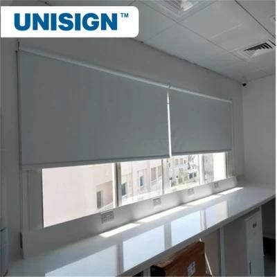 Blackout Roller Shades Window Blinds, Custom Thermal Insulated Waterproof UV Protection Curtain Fabric