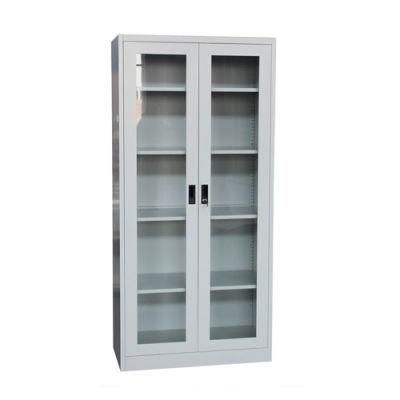 Book Cupboard Price Bookcase Gdlt Office Steel with Glass Door Filing Cabinet Gym Locker Supermarket Furniture, Office Furniture