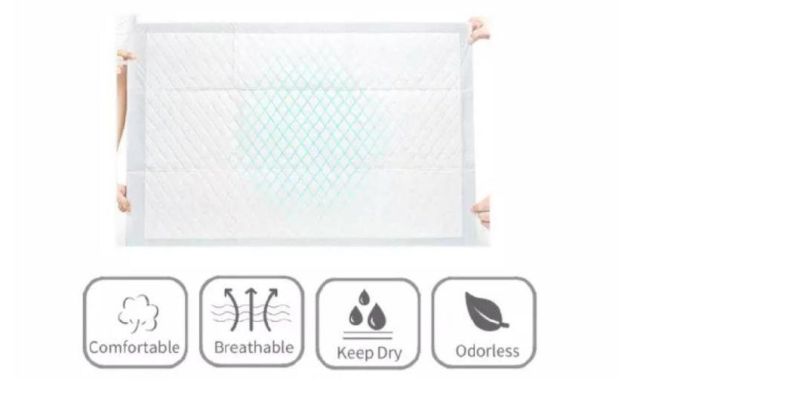 Hot Sell China Supplies Waterproof Incontinence Bed Pads Disposable High Absorbency Pad