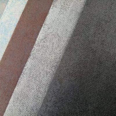 100% Polyester Holland Velvet Bronzed Fabric Heavy Weight Sofa Bag Modern Home Textile Popular