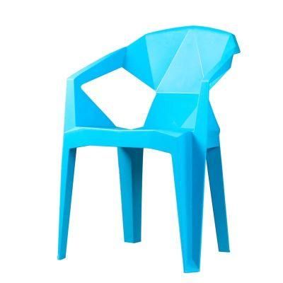 China Factory Home Furniture Wholesale Hollow Design Plastic Dining Chair