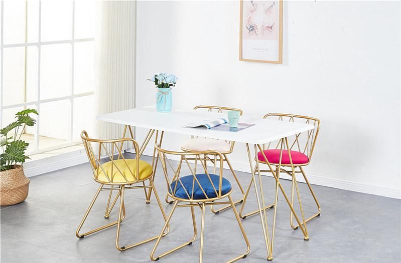 Furniture Dining Silla Metal Stackable Wedding Hall Party Event Dining Chair