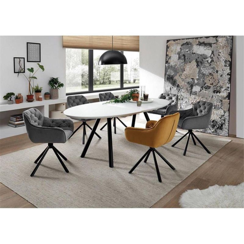 Factory Directly Wholesale Nordic Velvet Modern Luxury Design Furniture Dining Chair