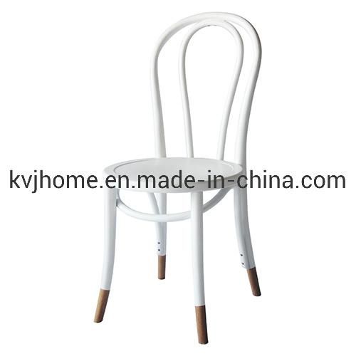 Kvj-7037wh Wedding White Bentwood Thonet Dining Chair with Sock Feet