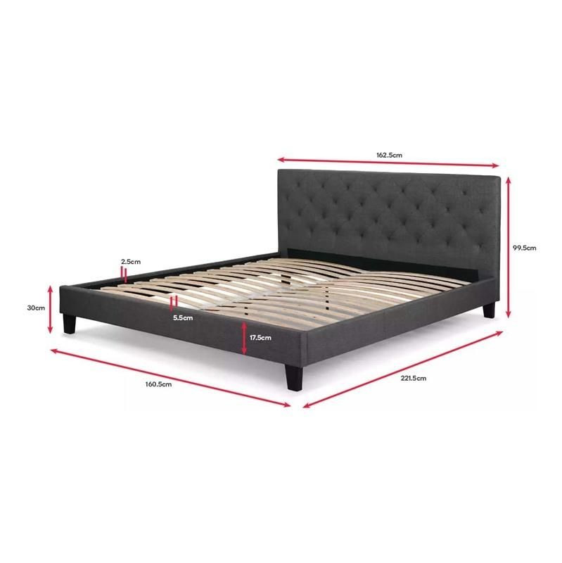 Wholesale Best Contemporary Modern Style Furniture Bedroom Upholstery Bed for Home