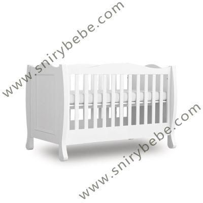 Modern Wooden School Home Baby Crib
