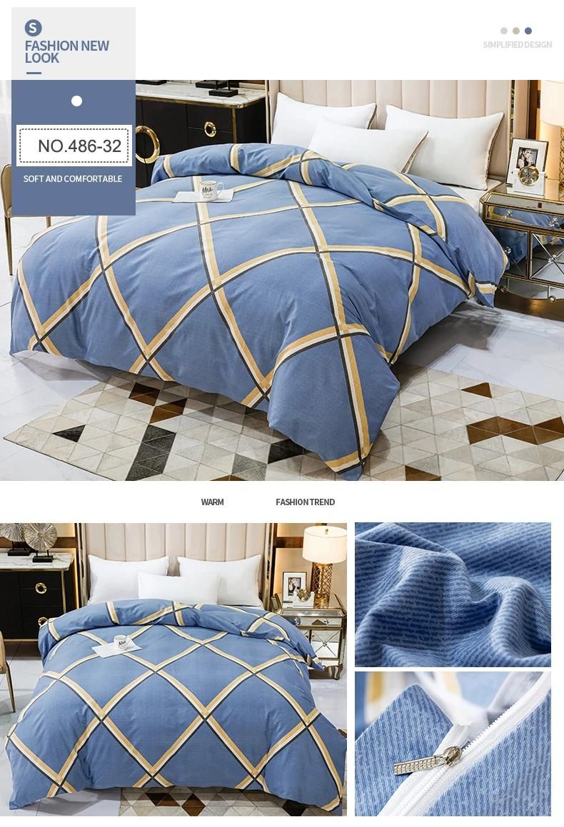 Home Product Best Quality Bedding Set Cotton Fabric Soft for 4PCS King Bed