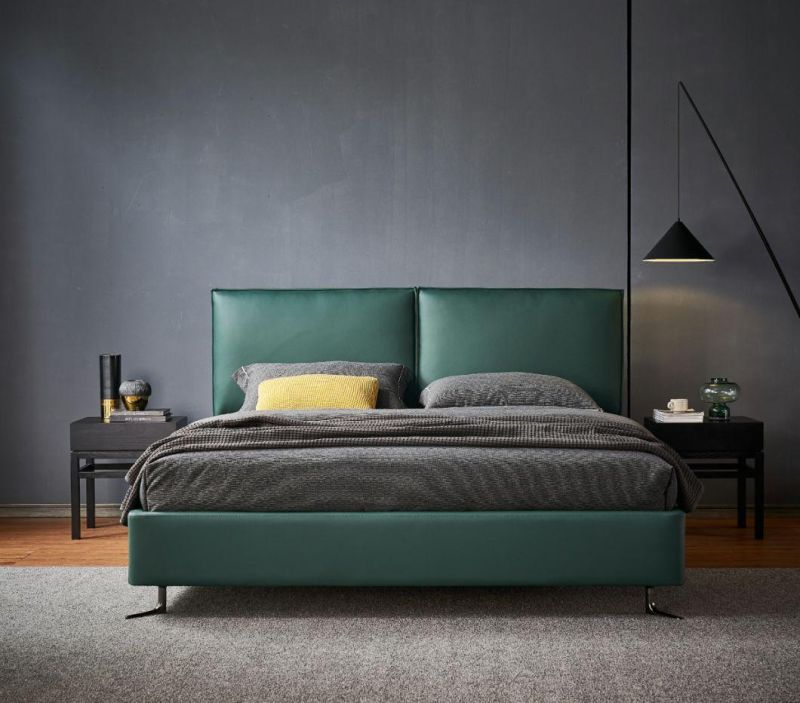 Gainsville Furniture Modern Bedroom Furniture Sets Italian Bed Green Bed King Bed Gc2118