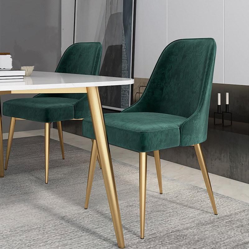 Wholesale Modern Fabric Metal Leg Home Designer Makeup Dining Chair