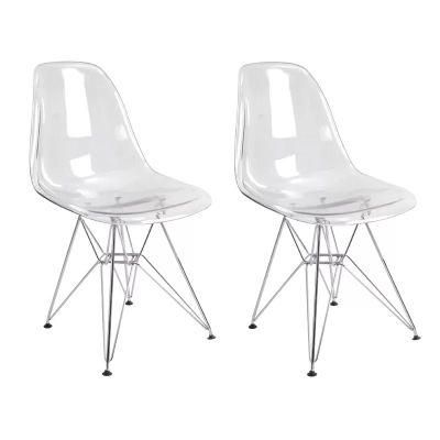 Factory Transparent Acrylic New Model Plastics Clear Wedding Chair for Wholesale
