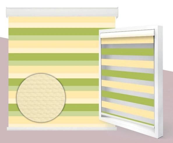 Fabric Roller Zebra Blinds for Window Sunscreen