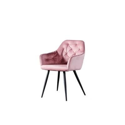 Wholesale Modern Design Home Furniture Velvet Furniture Upholstered Fabric Dining Chairs