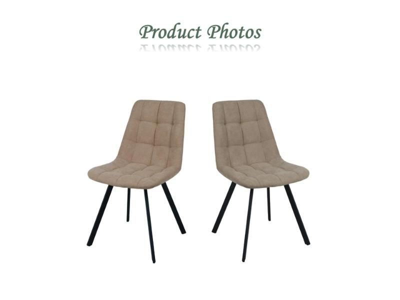 Molded Home Office Fabrics Upholstered Dining Chair Restaurant Coffee Shop Furniture Dining Chairs with Metal Legs