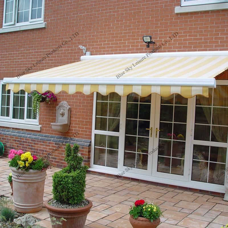 Cheap Retractable and Polyester Fabric Window Awning (B3200)