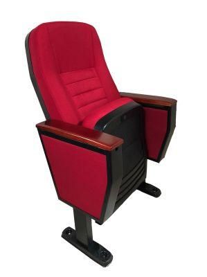 Church Wood Auditorium Seating Folding Theater Chair with Writing Padding