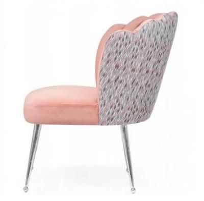 Restaurant Modern Luxury Nordic Stainless Steel Wood Cloth Velvet Leather Restaurant Dining Chair