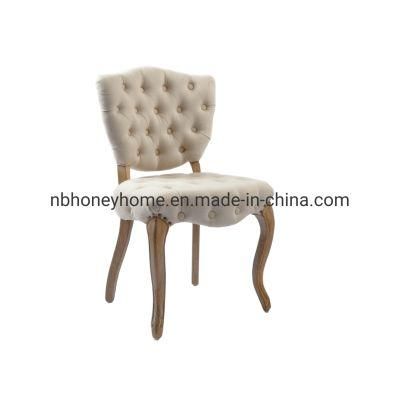 Restaurant Hotel Supply Oak Finished Upholstery Club Dining Chair