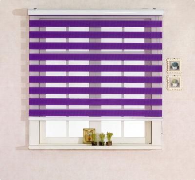 Window Sheer Double/Two Layer Zebra Blind/Two Layer Roller Blinds/Day &Light Roller Blinds Style/Blinds Track/Blinds Tube/Blinds Rails