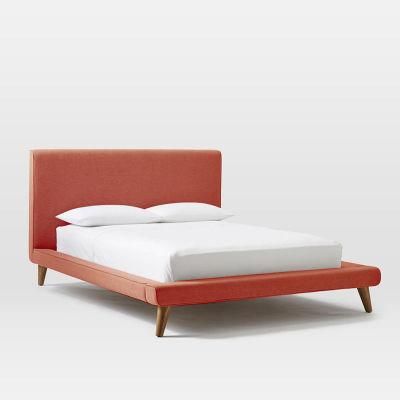 Wholesale Home Bedroom Furniture Modern Fabric Upholstered Bed