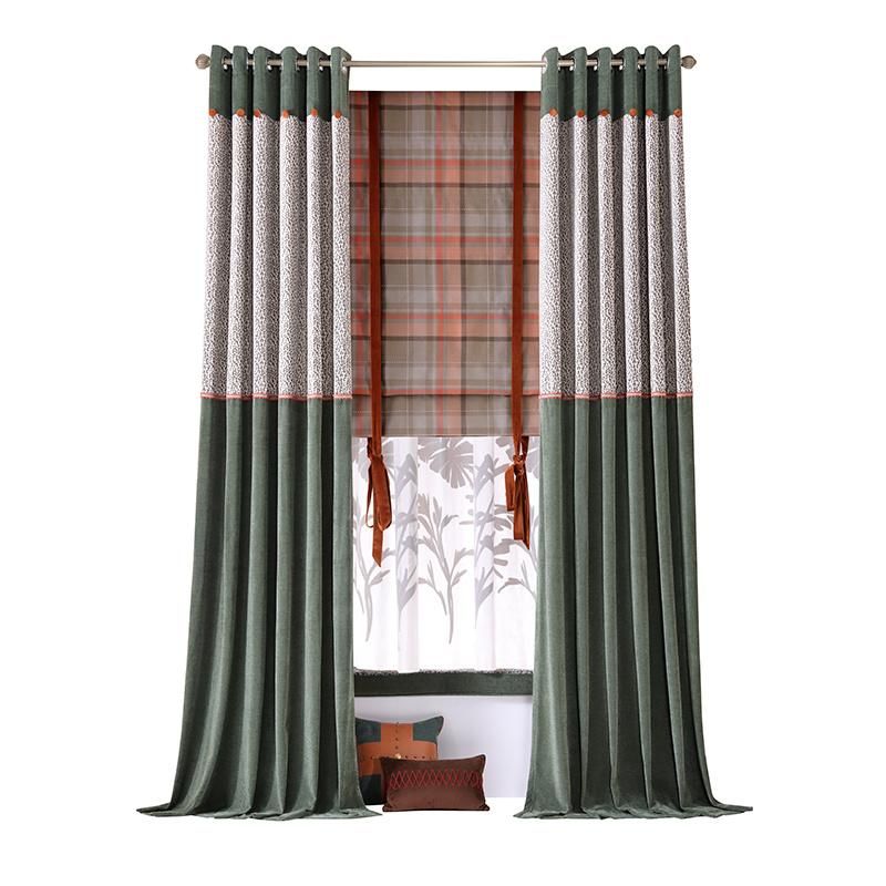 Luxury Turkey Model Hotel Window Blackout Polyester Velvet Fabric Price Eyelet Curtain