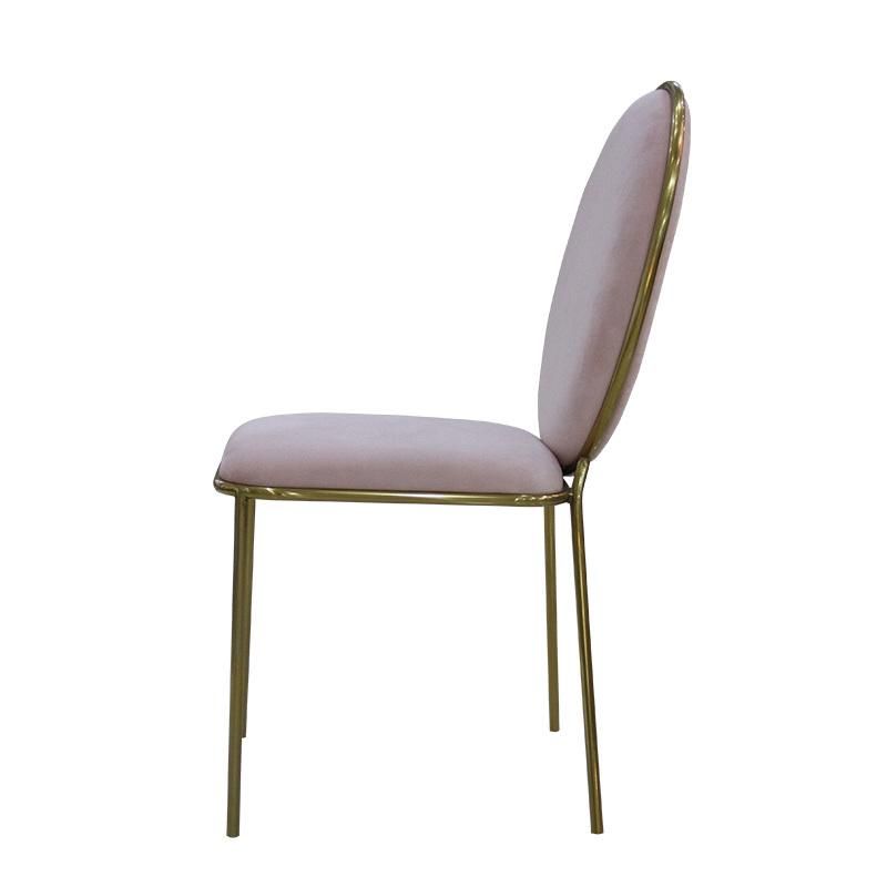 Modern Furniture Dining Chair for Banquet Party Used Banquet Chairs for Sale Pink Cushion Chairs