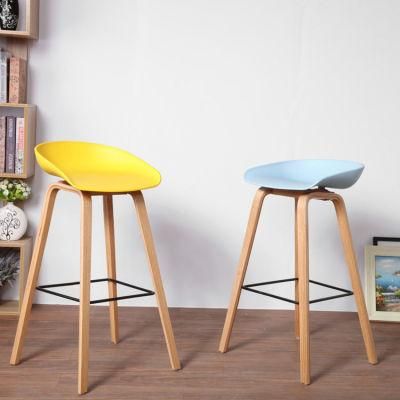 Home Furniture Indoor Italian High Counter Stool French Bar Stool Chair with Footrest
