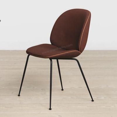 Cafe Coffee Furniture Metal Base Leisure Dining Chair Beatles Chair