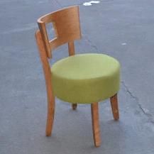 Cheap Coffee Fabric Chair Wood Chair (M-X3101)