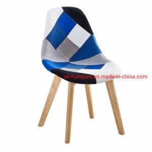 Modern Patchwork Fabric Dining Chair with Good Quality
