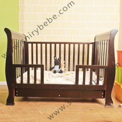 Modern Solid Wood Baby Bed Kids Bedroom Furniture