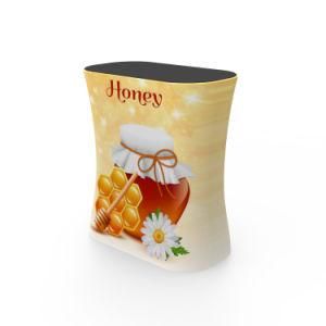 Portable Tension Fabric Exhibition Advertising Banner Stand Reception Counter