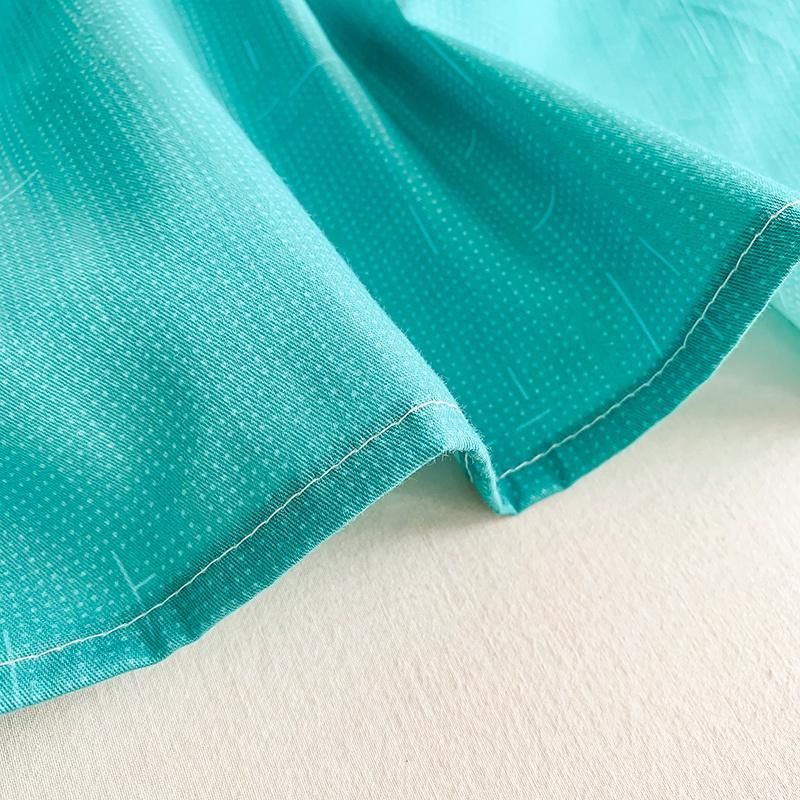 New Arrival 100% Cotton Fabric 4 PCS Sets Cartoon Design Beautiful Print High Quality Soft Bed Sheet Sets